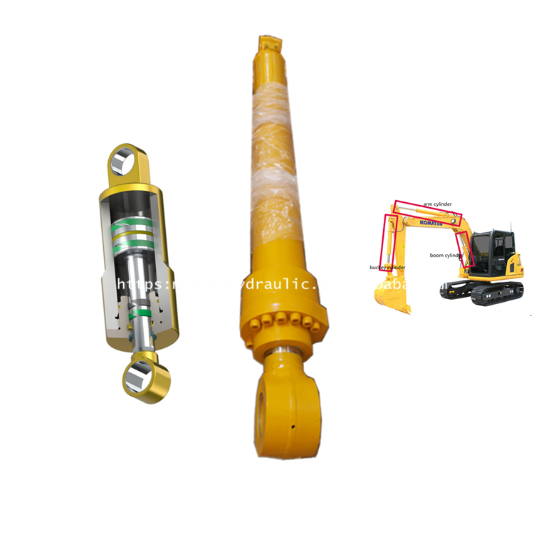 R250LC-7 Excavator Arm Boom Bucket Cylinder 31N7-50132 31Y1