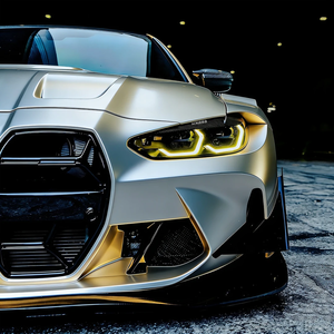 ONDIS NUEVO Rollo de Vinilo para Automóvil Color Cromo Plateado Dorado Satinado de 1.52*17 Metros, Libre de Burbujas, para Envolver Automóviles - Product Image 4