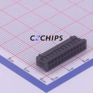 DF11-24DS-2C Housing (Wire-to-Board / Wire-to-Wire) P=2mm Connector ( Jack Structure: 2x12P )( Pitch: 2mm )( Row Spacing: 2mm ) - Product Image 1