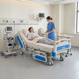 Meilleur <span class=keywords><strong>prix</strong></span> pour matelas de <span class=keywords><strong>lit</strong></span> médical ICU - <span class=keywords><strong>Lit</strong></span> de patient <span class=keywords><strong>électrique</strong></span>/manuel en gros pour usage domestique/hospitalier, service OEM personnalisé pendant 3 ans - Product Image 1