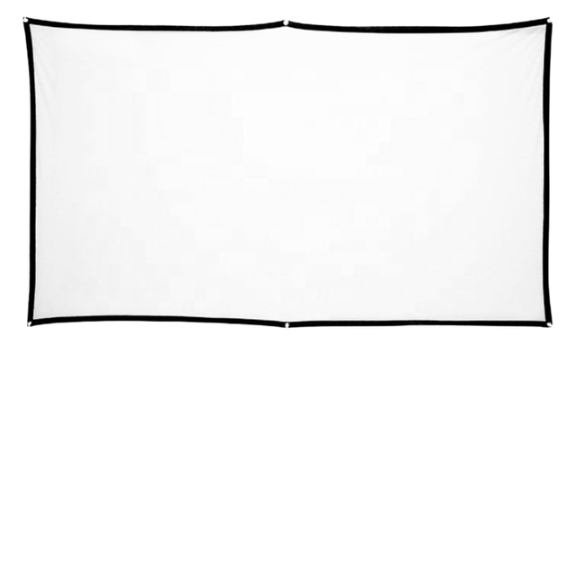 100 Inch White Wall Mounted Projection Screen