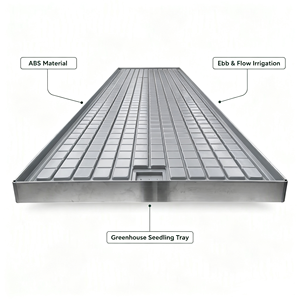 Vassoio idroponico ABS per semina a flusso e riflusso, per sistema di <span class=keywords><strong>irrigazione</strong></span> in serra e vivaio, personalizzabile - Product Image 1