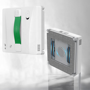 Robot Nettoyeur de Vitres Électrique Fmart W8 pour Usage Domestique, 50 min d'Autonomie, <span class=keywords><strong>Adsorption</strong></span>, Adhérence des Bords à 2 mm, Contrôle par Application et Télécommande - Product Image 1
