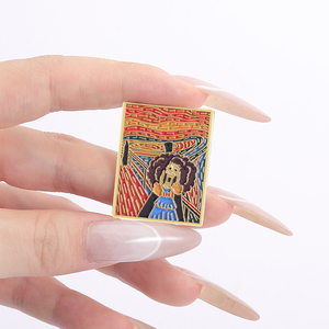 Japanischer Anime Charakter Emaille Pin Afro Skelett Musiker <span class=keywords><strong>Comic</strong></span> Manga Brosche Revers Abzeichen Nettes Schmuck Geschenk für Freund Großhandel - Product Image 4