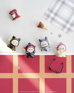 100% Originale Luludog Mini Monster Brawl Series Mini Beans Cute Blind Box Decorazioni Carine per la Casa Busta a Sorpresa con Miniature da Collezione - Product Image 3