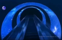 Pantalla LED de Vídeo Inmersiva Beyond Ordinary Walls, Túnel de Sueños en Pantalla LED de Película Suave para Interiores