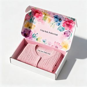 Coffrets cadeaux d'avion en papier ondulé dur imprimés double face personnalisés haut de gamme pour l'emballage de vêtements <span class=keywords><strong>Transport</strong></span> expédition - Product Image 5