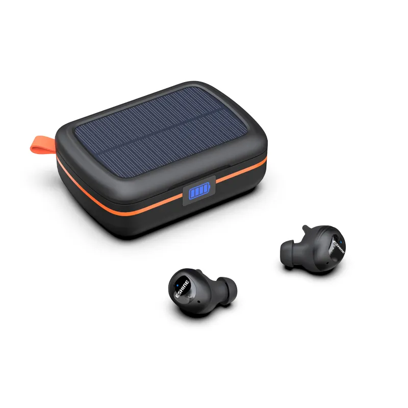 Ecouteur bluetooh san fil tws true wireless solar earbuds earphones power bank waterproof IPX7 fone de ouvido sem fio earpiece