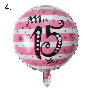 Palloncino in Alluminio a Forma di Stella da 18 Pollici per Festa di Compleanno Quindici Anni Rosa per Ragazze Mis Quince - Product Image 5
