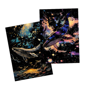 ชุดของเล่นวาดรูปสุดยอดเยี่ยม สมุดวาดภาพระบายสีมังงะ กระดาษขูดลายสายรุ้งแฮนด์เมด - Product Image 3