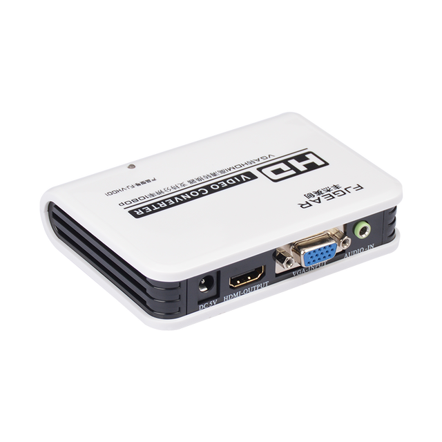 Fjgear factory price vga to hd mi converter  dp dvi hd mi to vga
