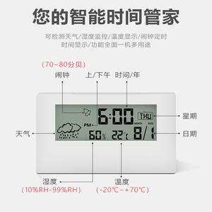 Termómetro e Higrómetro Electrónico de Alta Precisión para Montar en la Pared, para Uso Doméstico y Habitaciones de Bebés - Product Image 1