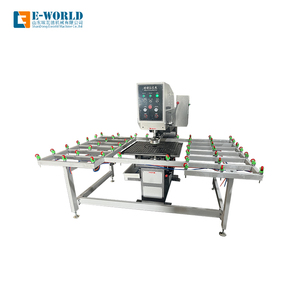 Machine de perçage de verre E-WORLD, tension personnalisée, châssis en acier, haute précision, contrôle PLC, épaisseur de 3 à 19 mm, routeur CNC haute performance - Product Image 3
