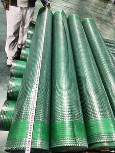 HDPE材料グリーン防水シート構造式足場グリッドタープグリーン防水プラスチックシート - Product Image 6