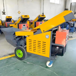 Pequena Bomba de Concreto a Diesel 15m de Distância de Transporte Vertical Nova Condição para Construção - Product Image 2