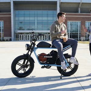 Vélo électrique compact rétro à gros pneus avec batterie au lithium 48V 16Ah et écran LCD, Vélo de croisière à assistance au pédalage pour les trajets quotidiens sur le campus - Product Image 5