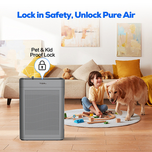 Purificateur d'air électrique 2026 en promotion avec filtre HEPA H13, télécommande, pour grandes pièces (2200 pieds carrés), animaux domestiques, affichage AQI, mode veille, aromathérapie - Product Image 3