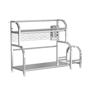 Sell Well <strong>3</strong> <strong>Layer</strong> Metal Standing Spice Holder Kitchen 2-tier Shelf Organizer <strong>Counter</strong> <strong>Top</strong> Storage <strong>Rack</strong> - Product Image 6
