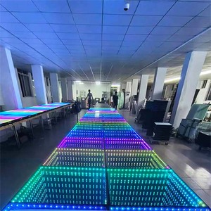 Digital 2025 Ventas calientes Led Pantalla Piso Alquiler comercial Interactivo Selfie 3D Dance Floor Led Rgb Led Anillo de luces - Product Image 6
