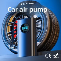 Compresseur d'air numérique portable à livraison rapide, mini-compresseur électrique pour voiture, moto et vélos