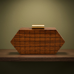 Modern Wooden Geometric Tissue <b>Box</b> Handmade Natural Craft Decorative <b>Storage</b> Container - Product Image 1
