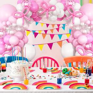Kit Dekorasi Garland Balon Pink Putih <span class=keywords><strong>Pastel</strong></span>, Garland Balon Coquette Bow untuk Dekorasi Pesta Ulang Tahun dan Bridal Shower - Product Image 4