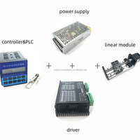 GGP SFU1610 Travel 100mm Stage A Module de moteur linéaire Actionneurs linéaires électriques Vis à billes Rails de guidage linéaire