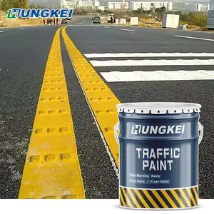 油漆成分热塑性反光标记黄色道路油漆