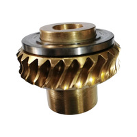 Engrenages de transmission industriels sur mesure, pignons à double rangée, en laiton usiné CNC, directement de l'usine, selon les dessins, en stock