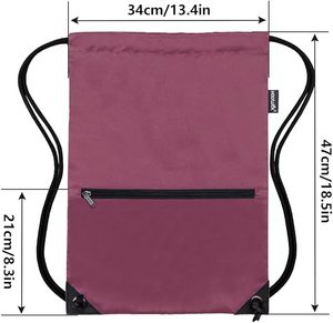 Logo personnalisé Sports Gym Sac à dos à cordon Nouveau design Sac cadeau - Product Image 3