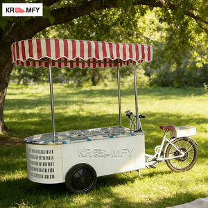 Tricycle à moteur en fibre de verre électrique pour les entreprises mobiles de crème glacée et de restauration rapide avec congélateur - Product Image 6