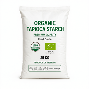 แป้งมันสำปะหลังออร์แกนิก 25 กก. เกรดอาหาร ได้รับการรับรองจาก USDA สำหรับผลิตภัณฑ์เส้นก๋วยเตี๋ยว ผลิตในเวียดนาม - Product Image 3