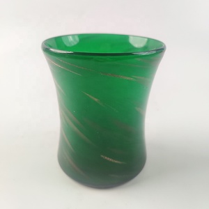 Porte-bougie en verre vert Crystal Coast, écologique, résistant à la chaleur, réutilisable, pour la maison, Noël, Pâques, la Saint-Valentin - Product Image 2