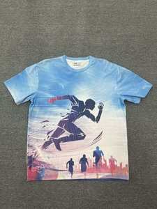 Maglietta da Corsa Personalizzata con Stampa in Sublimazione, T-Shirt Traspirante ad Asciugatura Rapida per Maratona, Produzione all'Ingrosso - Product Image 2