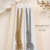 Collier en acier inoxydable plaqué or 18 carats, imperméable, hypoallergénique, résistant au ternissement, pour femmes, bijoux tendance