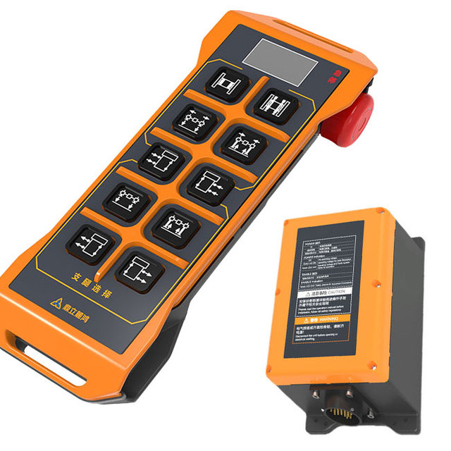Wireless Handheld Remote Control Button Switch Controller Industrial Controller with Display DL-RC08H