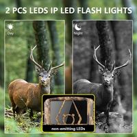 Kamera Perburuan Satwa Liar Tenaga Surya 7200mAh Video 8K 128GB Wifi Sim Game Trap Hunter Trail