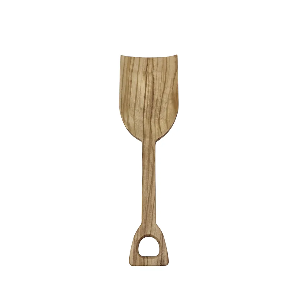 أدوات مطبخ خشبية على شكل مجرفة 8.5 بوصة للبيع بالجملة سبولا من خشب الزيتون للطبخ