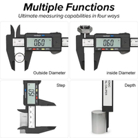 150mm Electronic Digital Caliper Dial Vernier Caliper Gauge Micrometer Measuring Tool Digital Ruler Measuring Tool