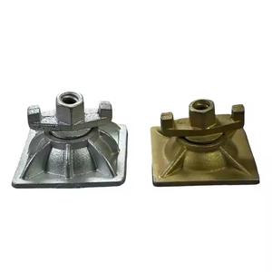 Tuerca de ala galvanizada para varilla de encofrado de hormigón, tuerca de encofrado articulada de placa cuadrada forjada para andamios - Product Image 5