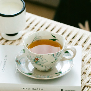 Juego de Tazas de Café Vintage con Diseño Original de Fábrica, Juego de Tazas para Té de la Tarde en Casa - Product Image 5