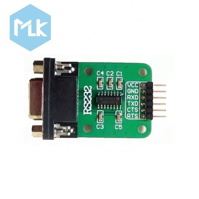 MLK RS232 to TTL Module Serial TTL Max3232ES Converter Module With 3.3v Power Supply RS232 to TTL Converter Board Max232
