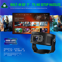 Projecteur de Cinéma Android Topleo à Ultra Courte Focale Hy300 Max, Mini Projecteur Intelligent Portable 4K