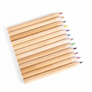 Boîte en papier kraft personnalisée pour emballer 12 crayons miniatures standard, ensemble de crayons écologiques en bois naturel, papeterie pour enfants - Product Image 4