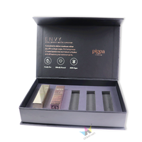 Boîte cadeau magnétique de luxe avec logo personnalisé, insert en mousse EVA et ruban pour emballage en gros