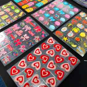 Autocollants Constellation A5 Kiss Cut UVDTF pour enveloppes de gobelets à coller, autocollants personnalisés de dessins animés à assortir pour gobelets en verre, gobelets, carnets - Product Image 2