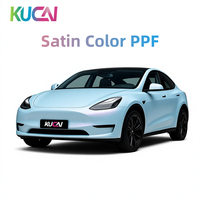 Film de protection de voiture OEM, échantillon gratuit, 7,5 mil, film de changement de couleur de voiture en TPU, anti-rayures, facile à installer, film de protection de voiture bleu glace