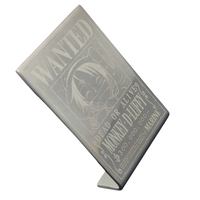 Plaque signalétique en acier inoxydable durable et imperméable, forme personnalisée pour emballages de luxe, applications artisanales, marque Newstart