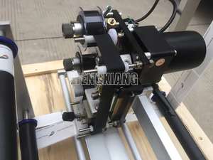 CX1-BYT Semi-Automatic PLC Pump <b>Glass</b> Round Bottle Labeling Machine for Cylindrical <b>Containers</b> - Product Image 4