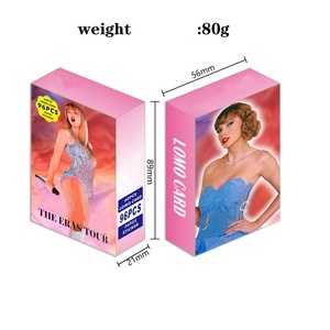 Venta al por Mayor de 96 Tarjetas Adhesivas en Caja, Regalos de Navidad, Cantante Popular Mundial, Tarjetas de Estrellas de Alta Definición, Decoración, Regalos de Tarjetas Postales - Product Image 4